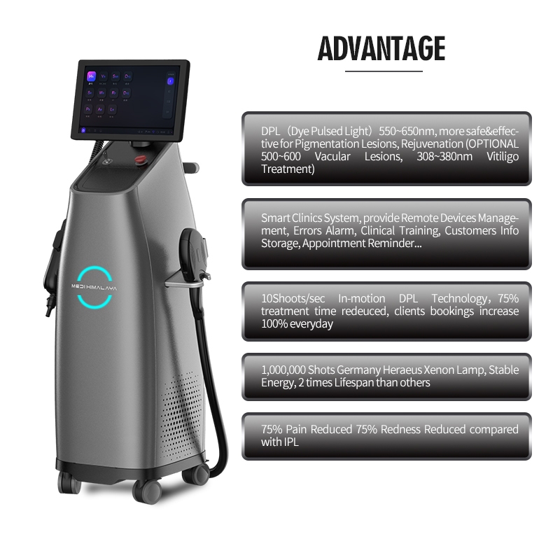 ipl nd yag laser machine 2 in 1 hair removal tattoo removal