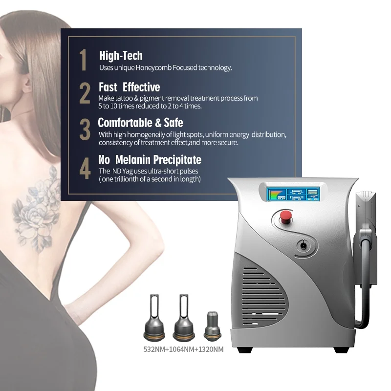 Q Switch ND YAG Laser Tattoo Removal Machine-6